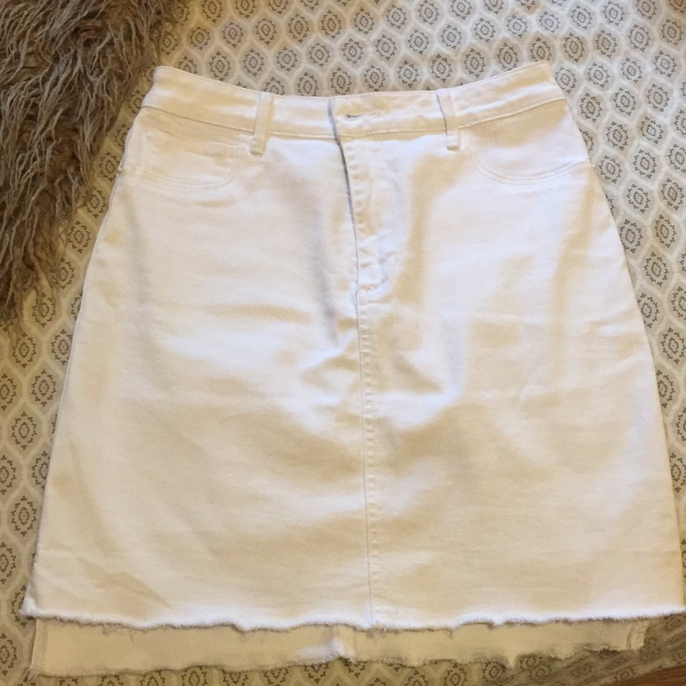 White skirt